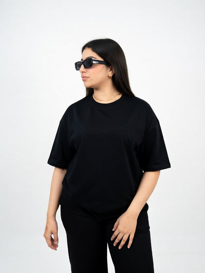 Ensemble "Urban Comfort" – Coupe Demi-Manche Noir