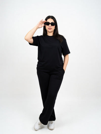 Ensemble "Urban Comfort" – Coupe Demi-Manche  Noir
