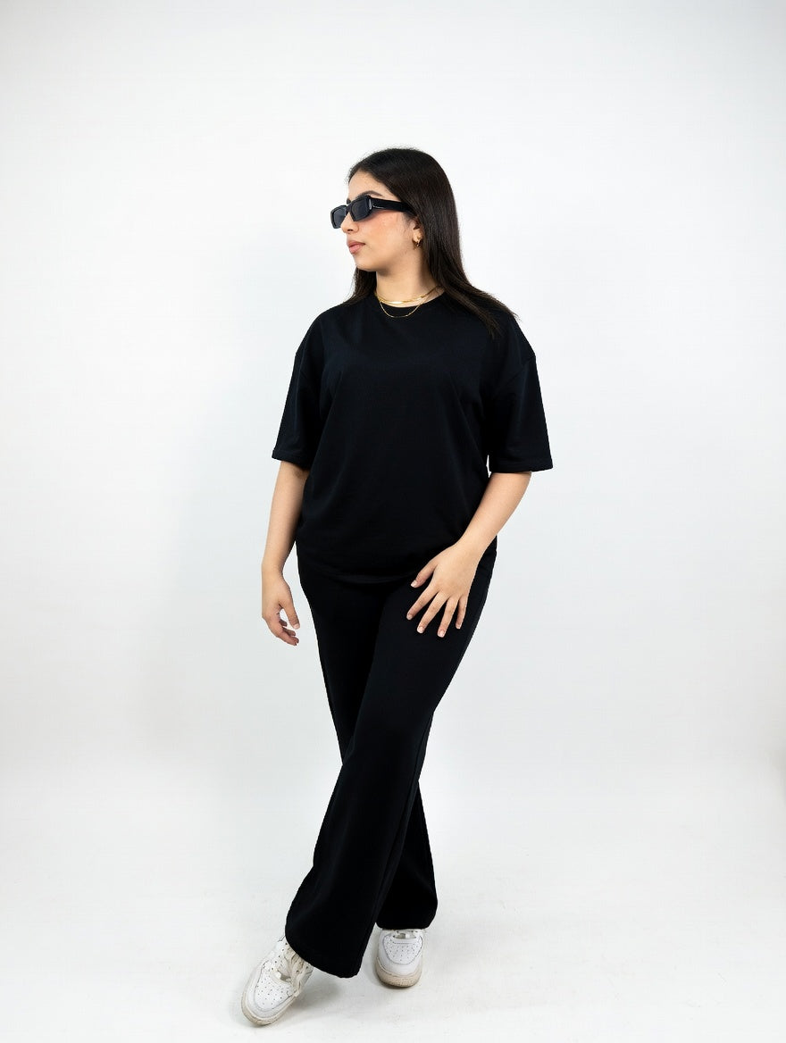 Ensemble "Urban Comfort" – Coupe Demi-Manche  Noir